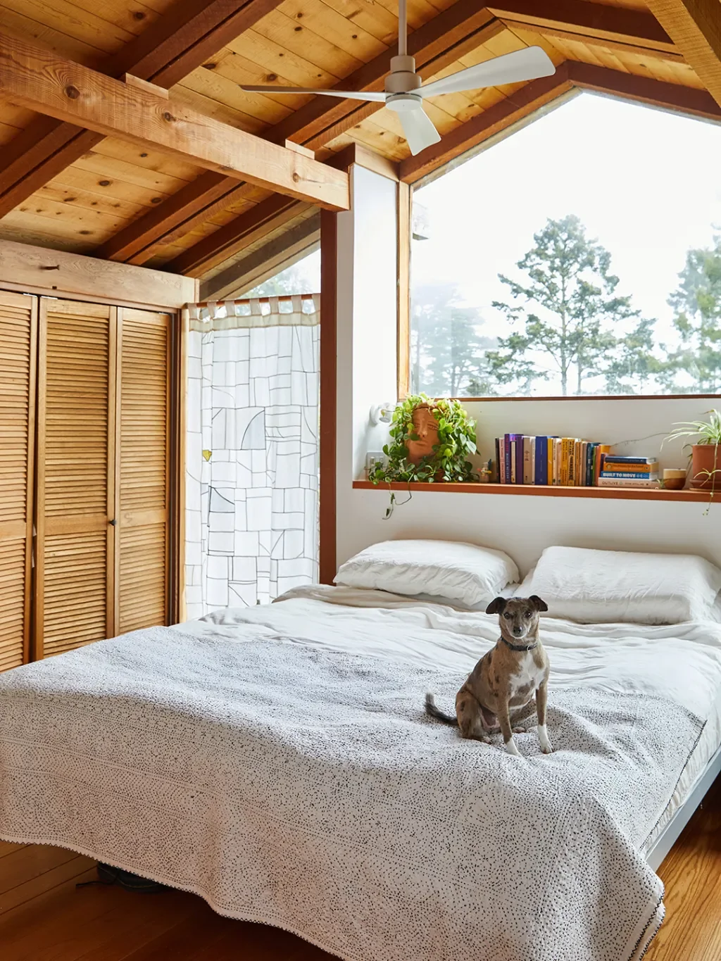A Cedar-Shake Retreat From the '70s, Reimagined Among Northern California's Towering Redwoods