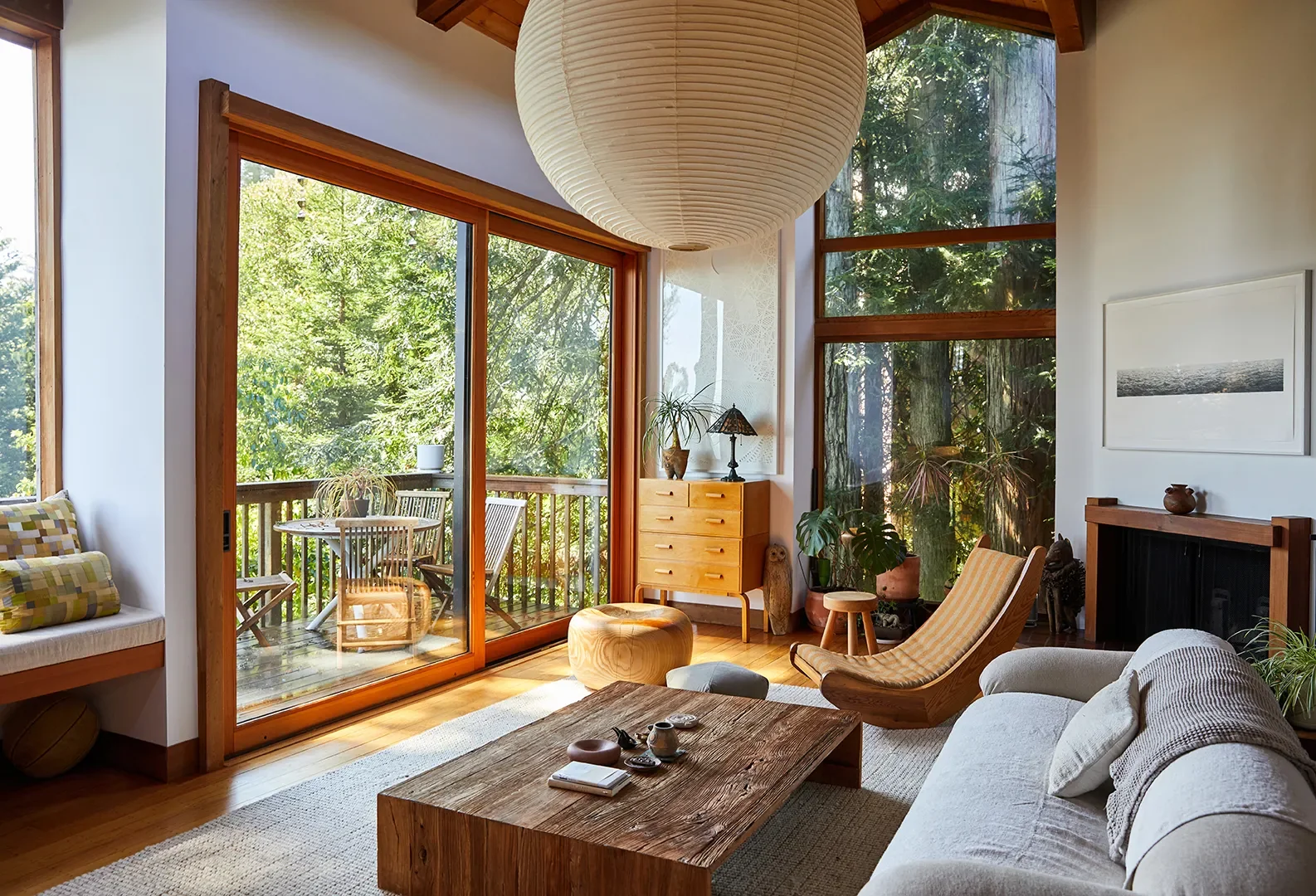 A Cedar-Shake Retreat From the '70s, Reimagined Among Northern California's Towering Redwoods