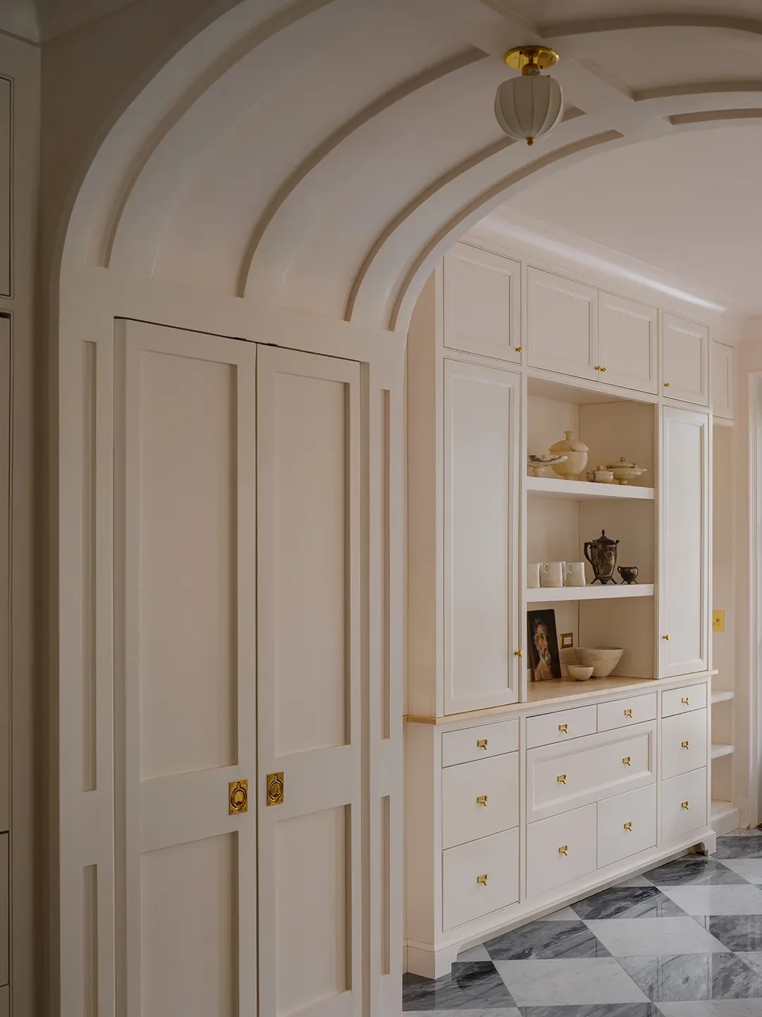 Before & After: A Victorian Townhouse Kitchen Moves Across the Floor Plan—and Gets Drenched in Pink