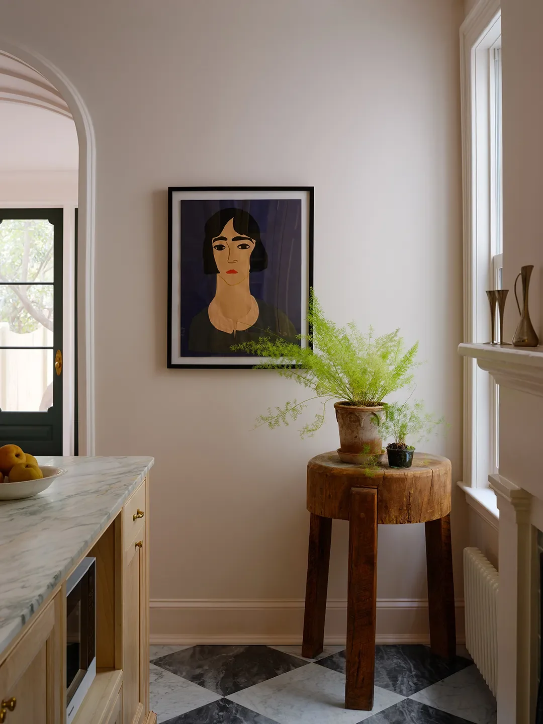 Before & After: A Victorian Townhouse Kitchen Moves Across the Floor Plan—and Gets Drenched in Pink