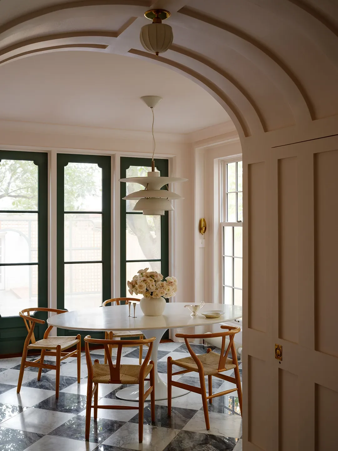 Before & After: A Victorian Townhouse Kitchen Moves Across the Floor Plan—and Gets Drenched in Pink