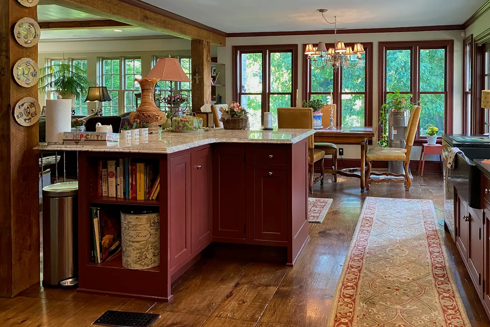 Before & After: Curated Auction Finds and Timeworn Brass Give This Connecticut Kitchen Its Soul