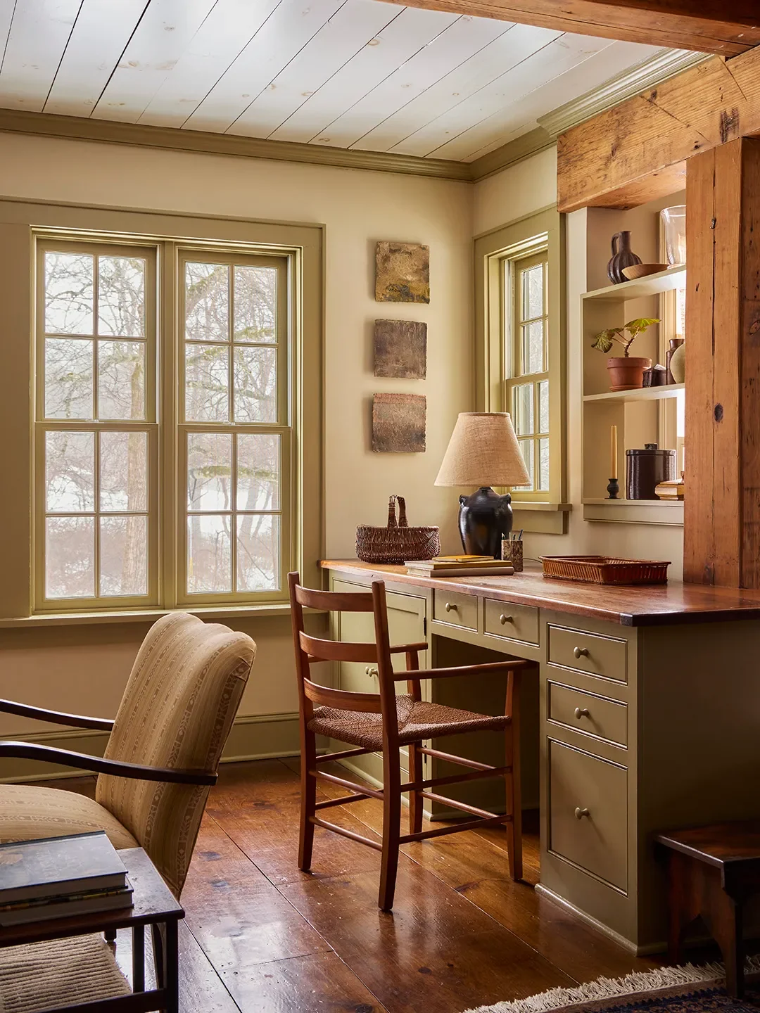 Before & After: Curated Auction Finds and Timeworn Brass Give This Connecticut Kitchen Its Soul