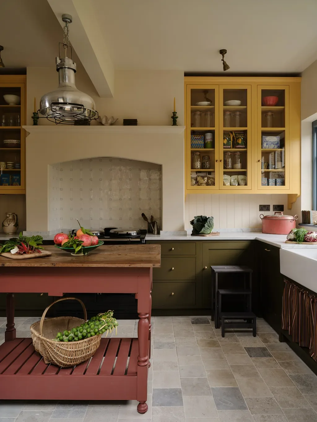 Before & After: Tumbled Stone and a Hand-Built Hearth Bring Rustic Elegance to a Victorian London Kitchen
