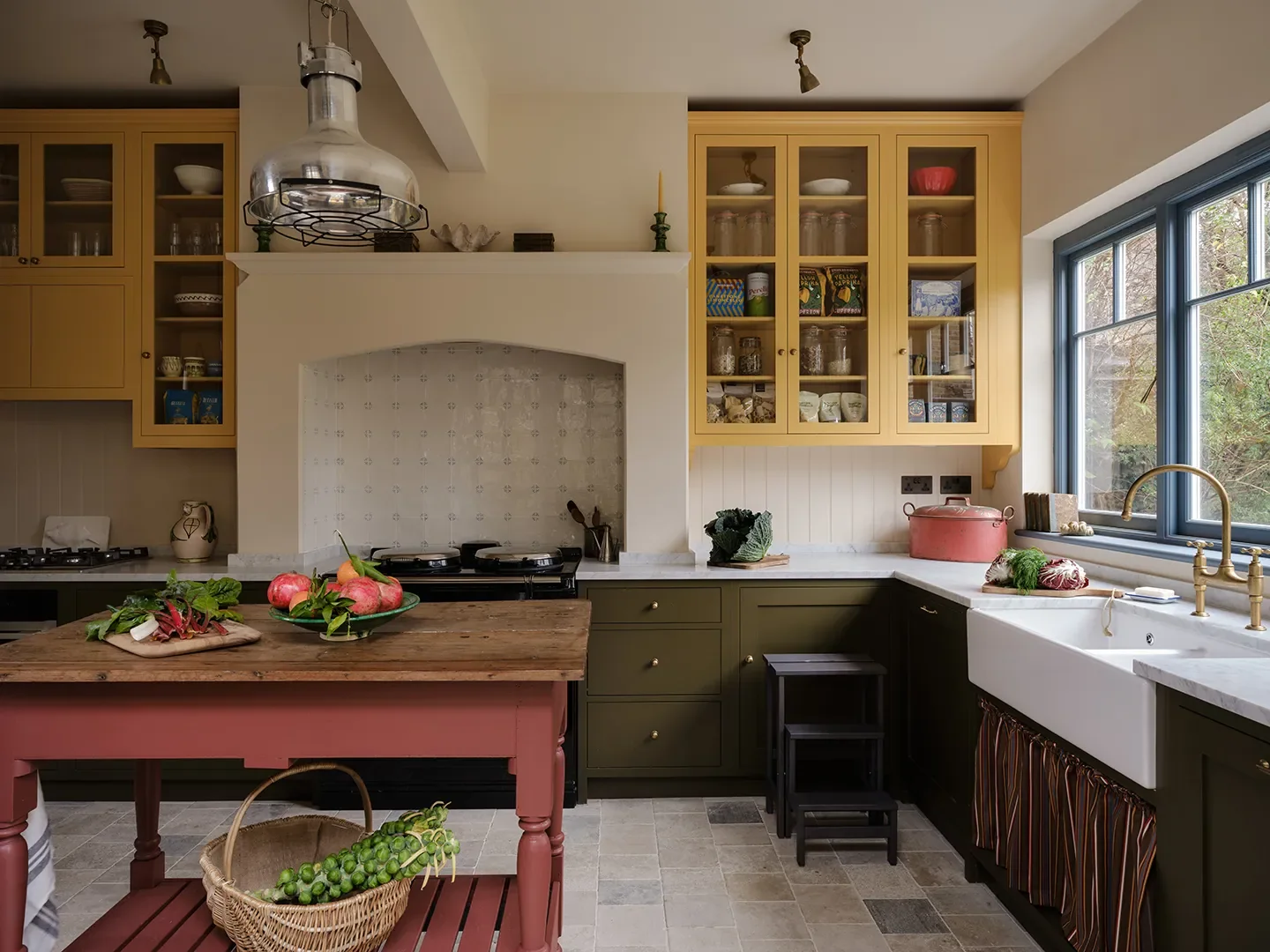 Before & After: Tumbled Stone and a Hand-Built Hearth Bring Rustic Elegance to a Victorian London Kitchen