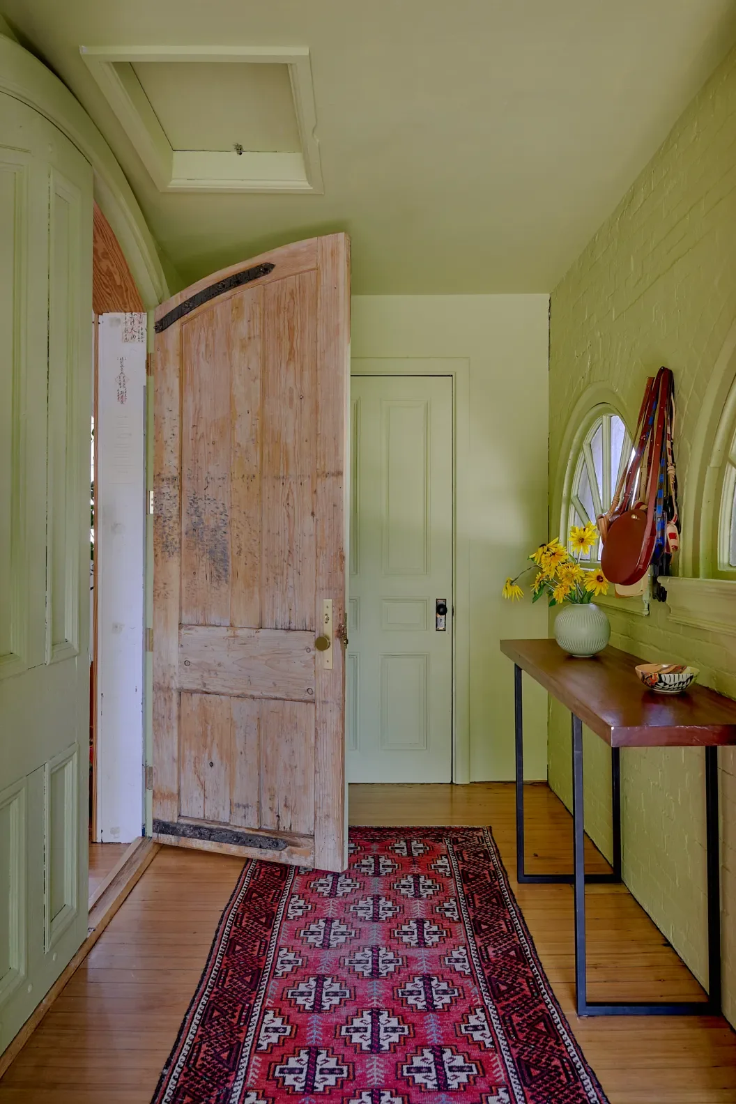 Two Rhode Island Creatives Transformed a Historic Voting Hall Into Their Dream Home