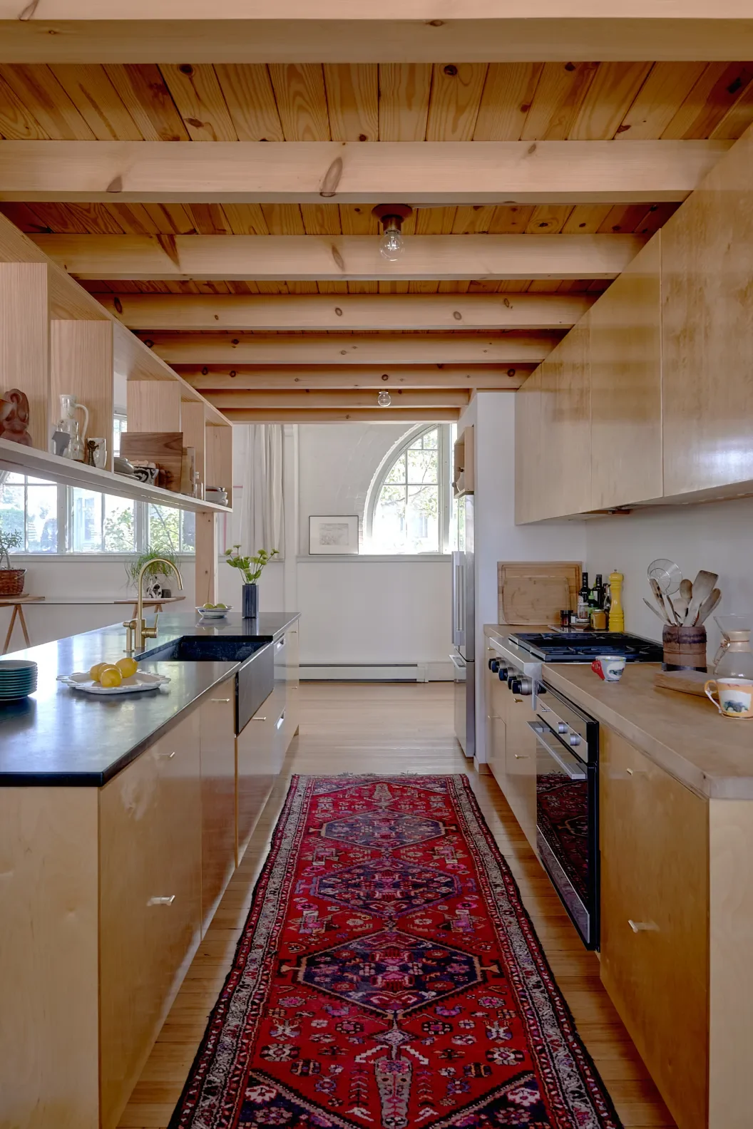 Two Rhode Island Creatives Transformed a Historic Voting Hall Into Their Dream Home