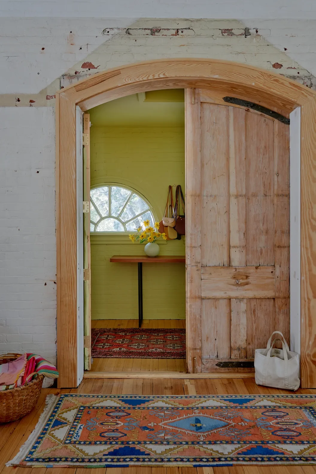 Two Rhode Island Creatives Transformed a Historic Voting Hall Into Their Dream Home