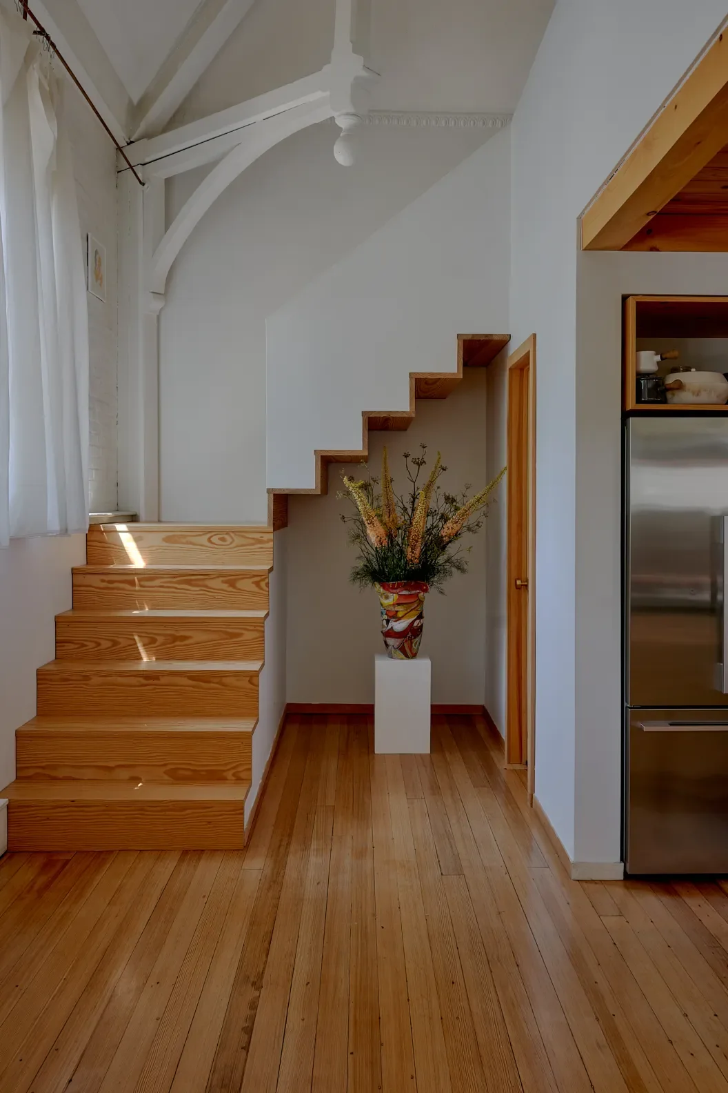 Two Rhode Island Creatives Transformed a Historic Voting Hall Into Their Dream Home