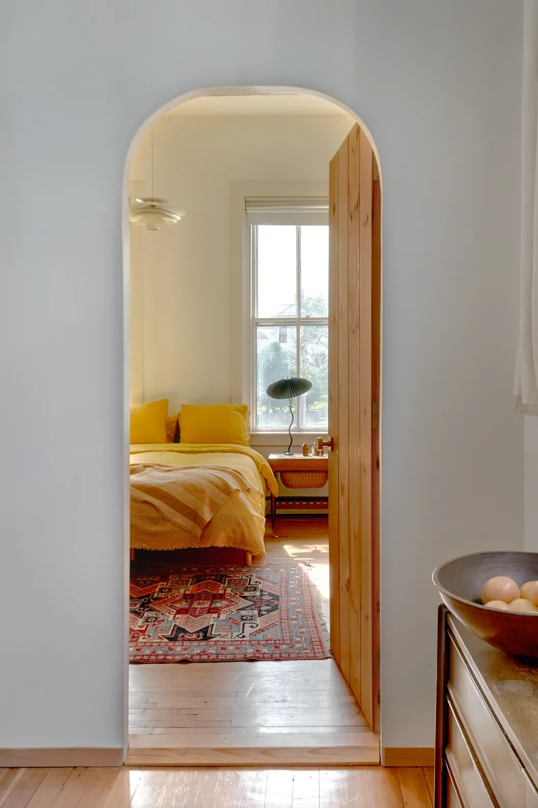 Two Rhode Island Creatives Transformed a Historic Voting Hall Into Their Dream Home