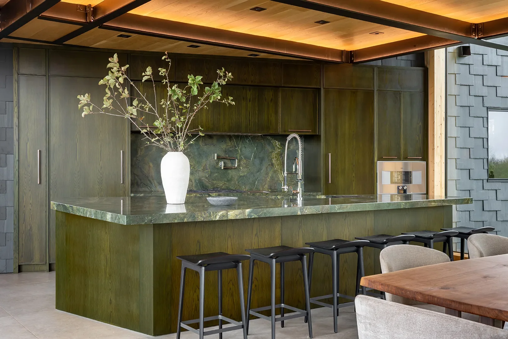 Why Stained Green Cabinetry Is the Kitchen Trend Defining 2026