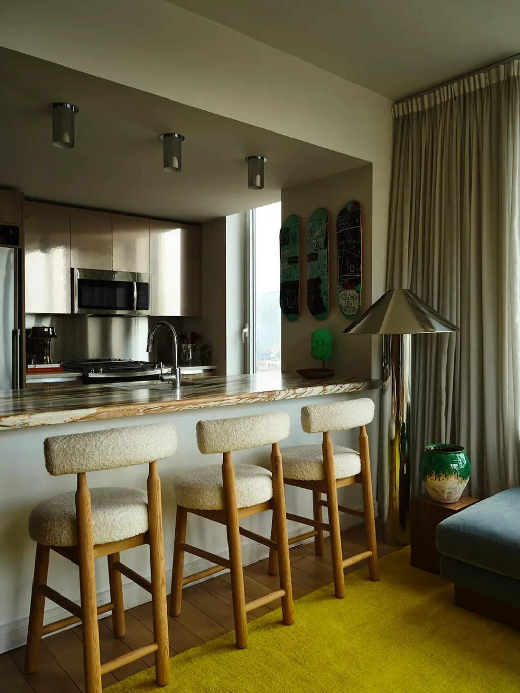 The Brilliant Rental Kitchen Hack: Layer a Real Marble Slab Right Over Your Existing Counters