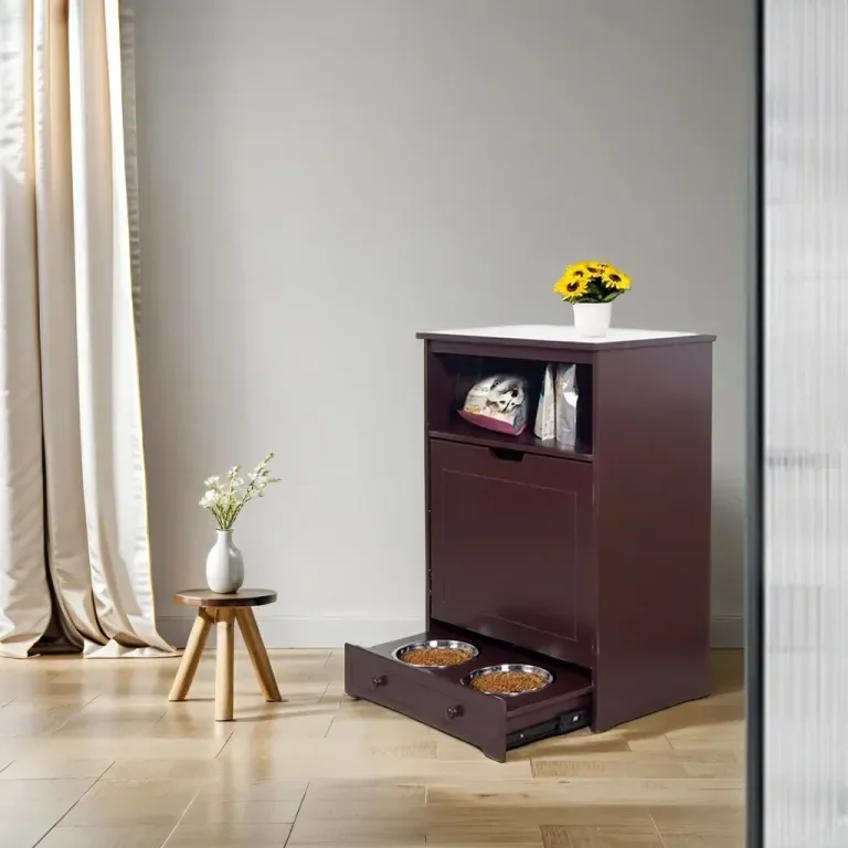 These Built-In Pet Feeding Stations Blend Seamlessly Into the Kitchen